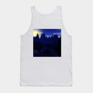 blue mountain Tank Top